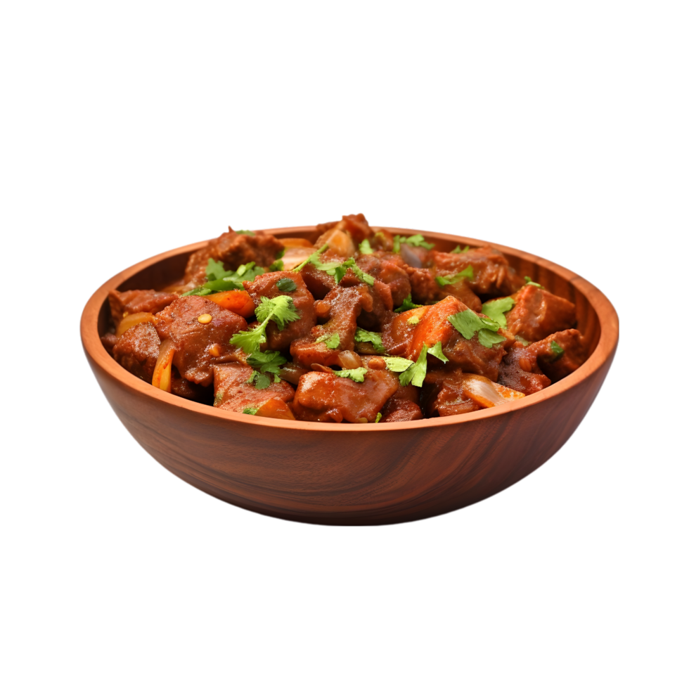 AI generated Khingal food dish on transparent background PNG image