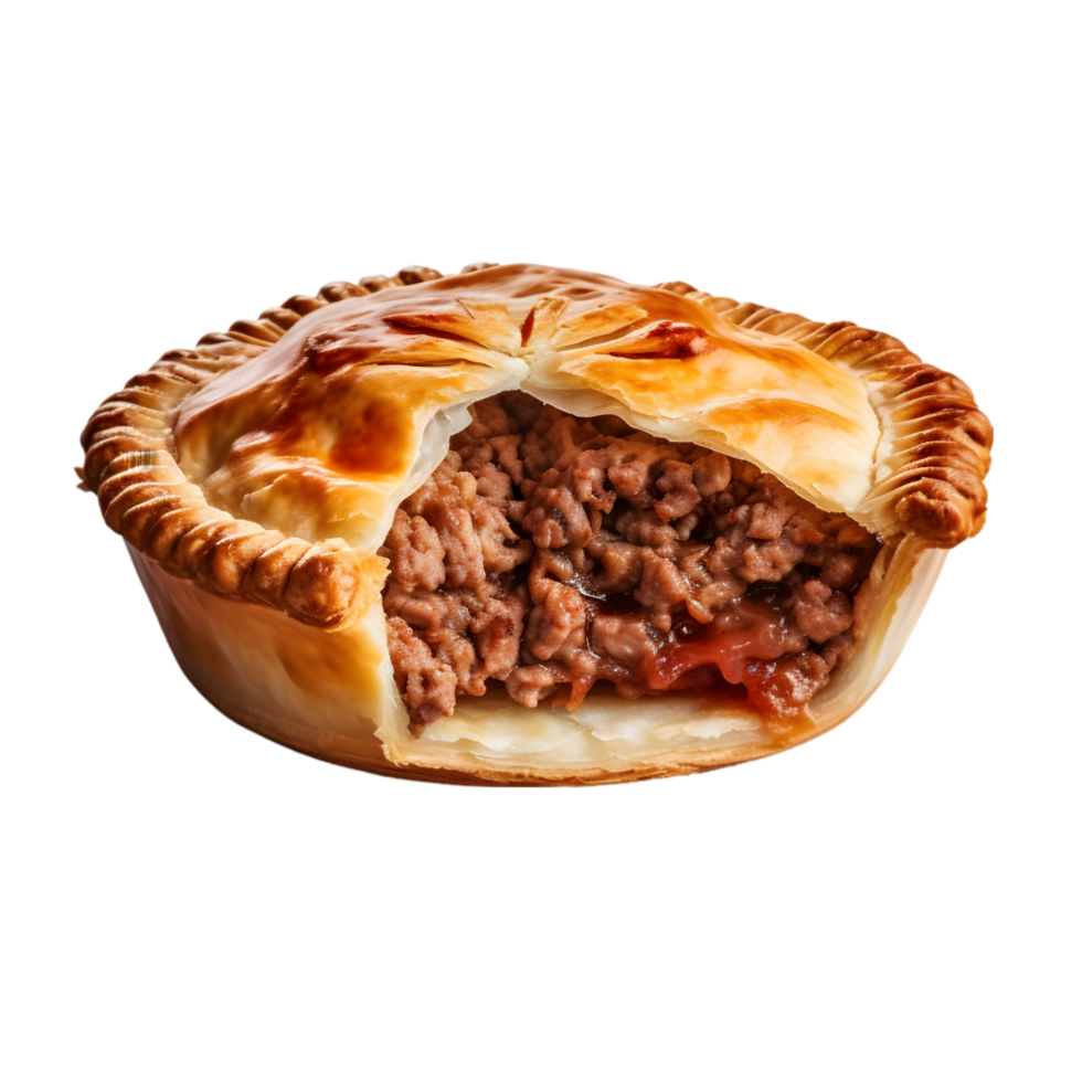 AI generated Meat Pie on transparent background PNG image