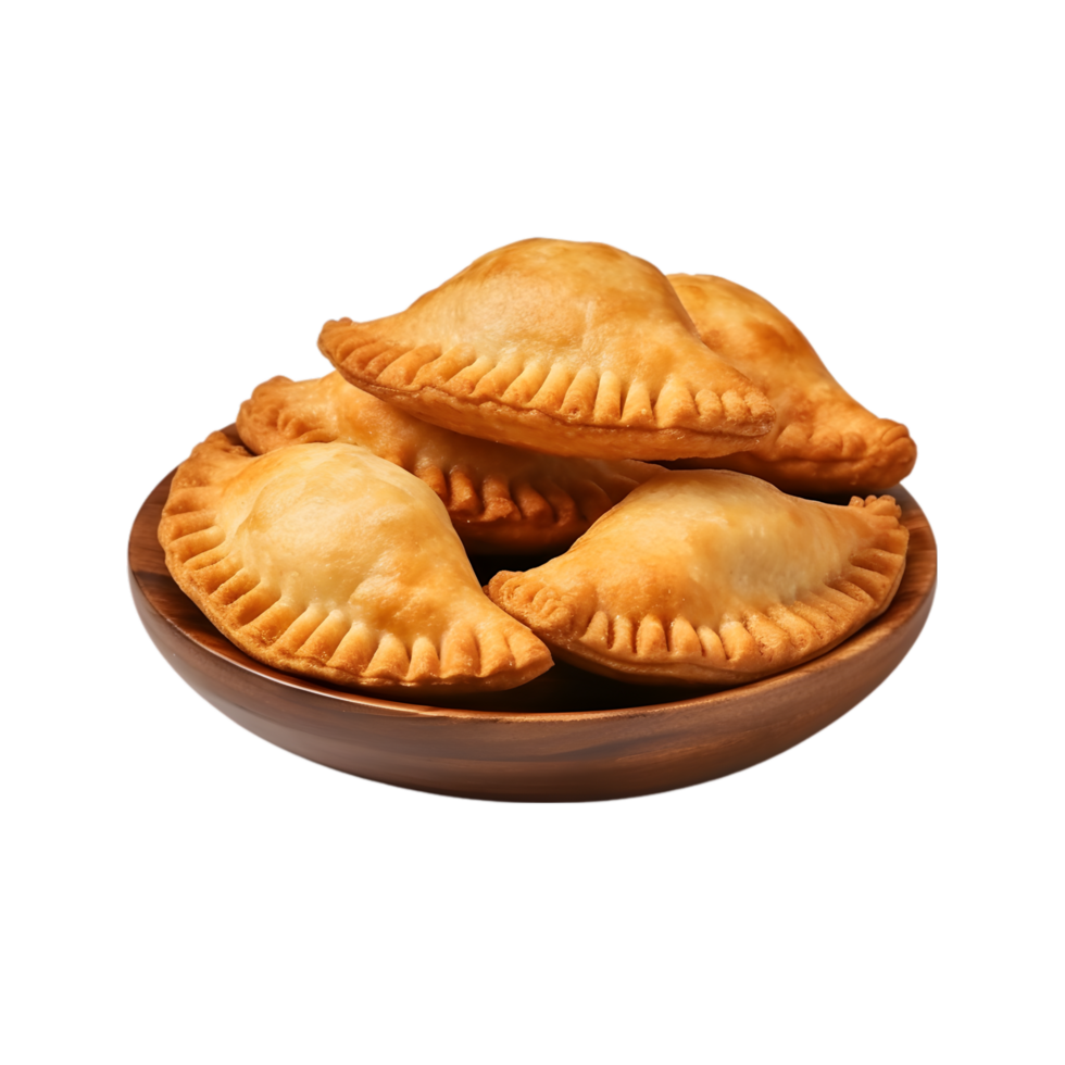 ai généré Empanadas nourriture plat sur transparent Contexte png image