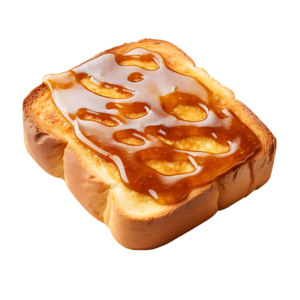 AI generated Vegemite on Toast on transparent background PNG image