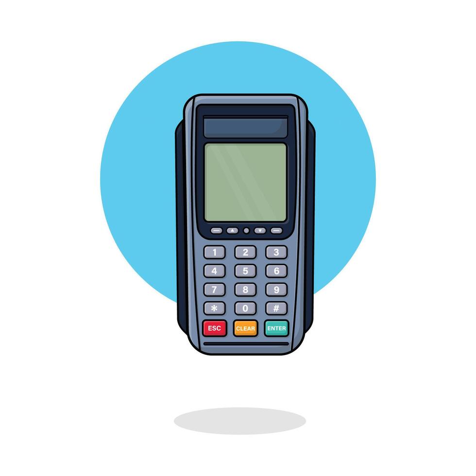 Point of Sale Machine Vector Illustration