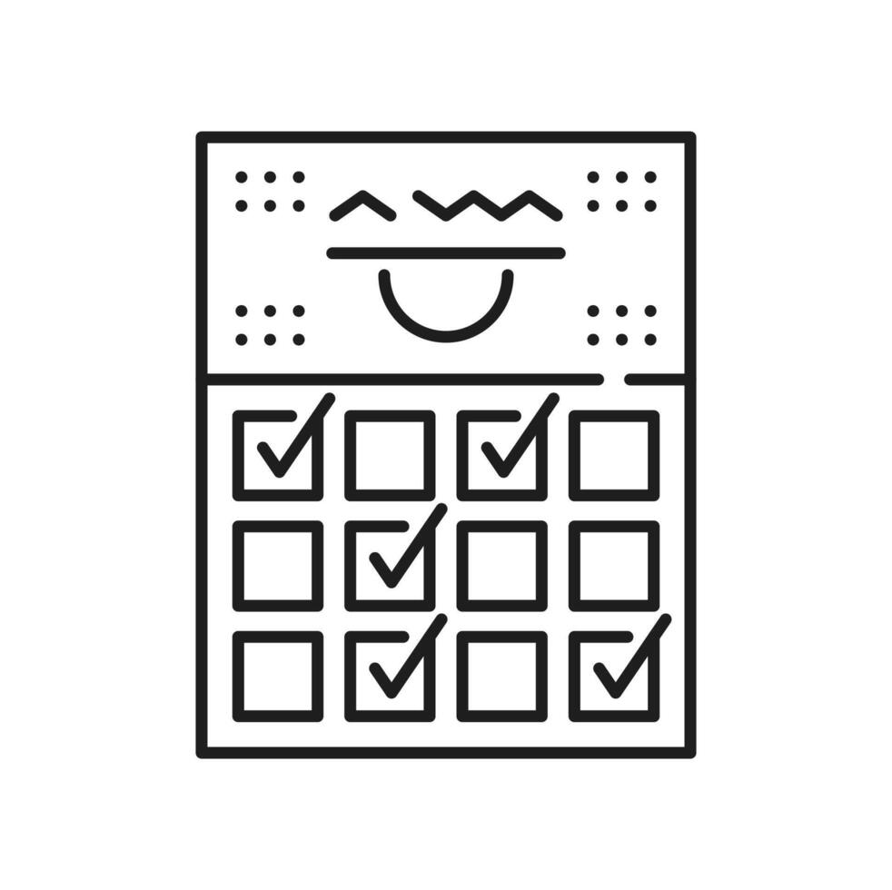 Planning icon. Project, goal, management, schedule vector