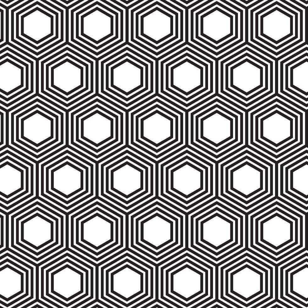Hexagonal vector pattern background