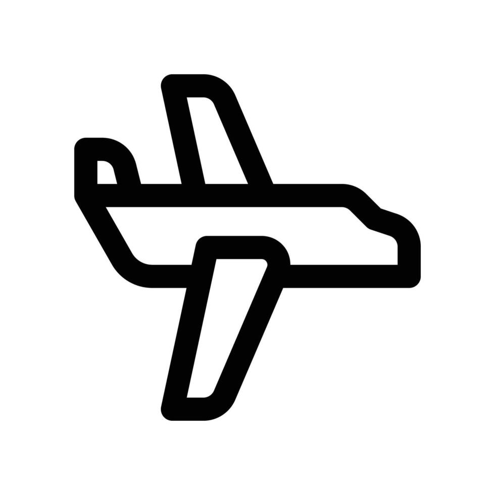 airplane icon. vector line icon for your website, mobile, presentation, and logo design.