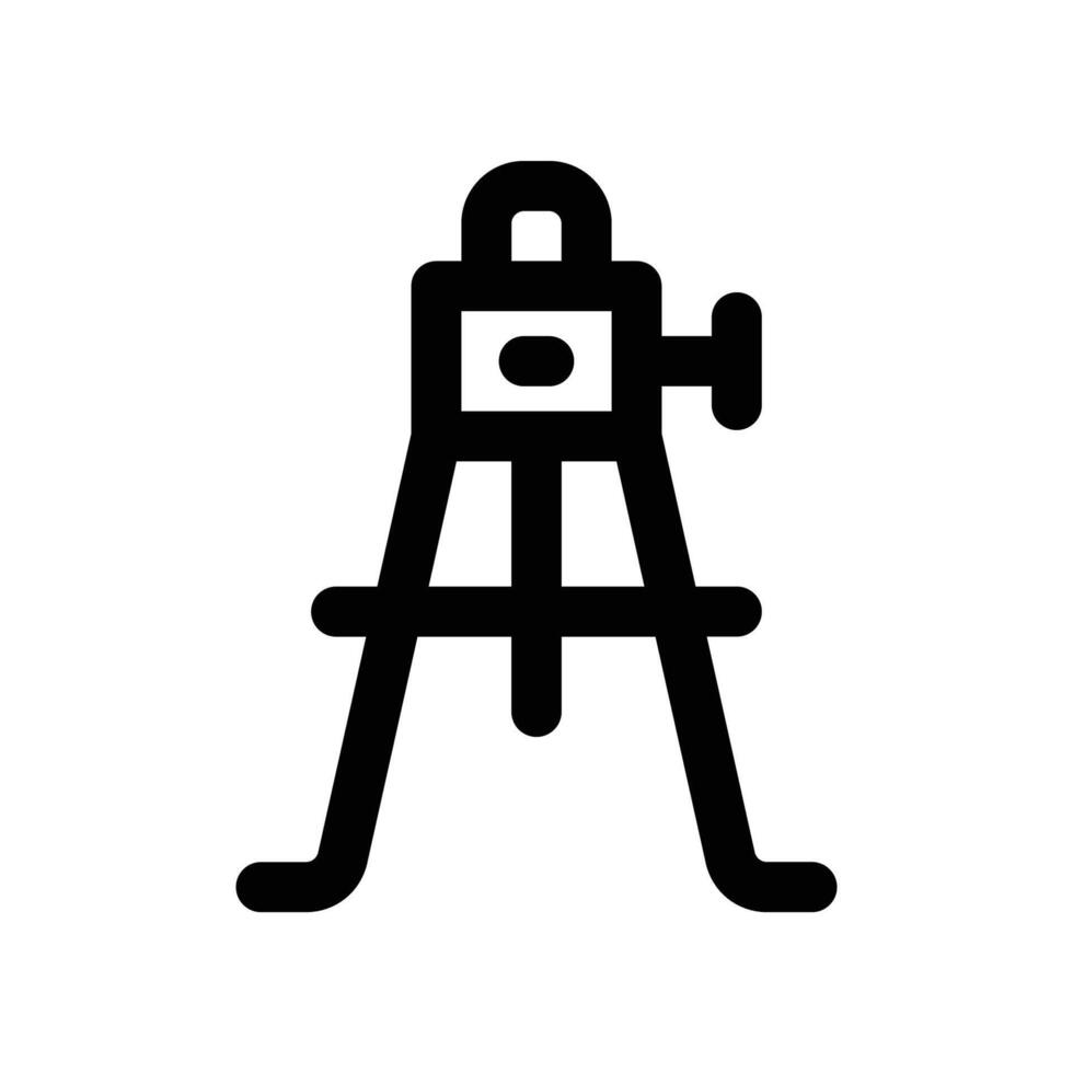 tripod icon. vector line icon for your website, mobile, presentation, and logo design.