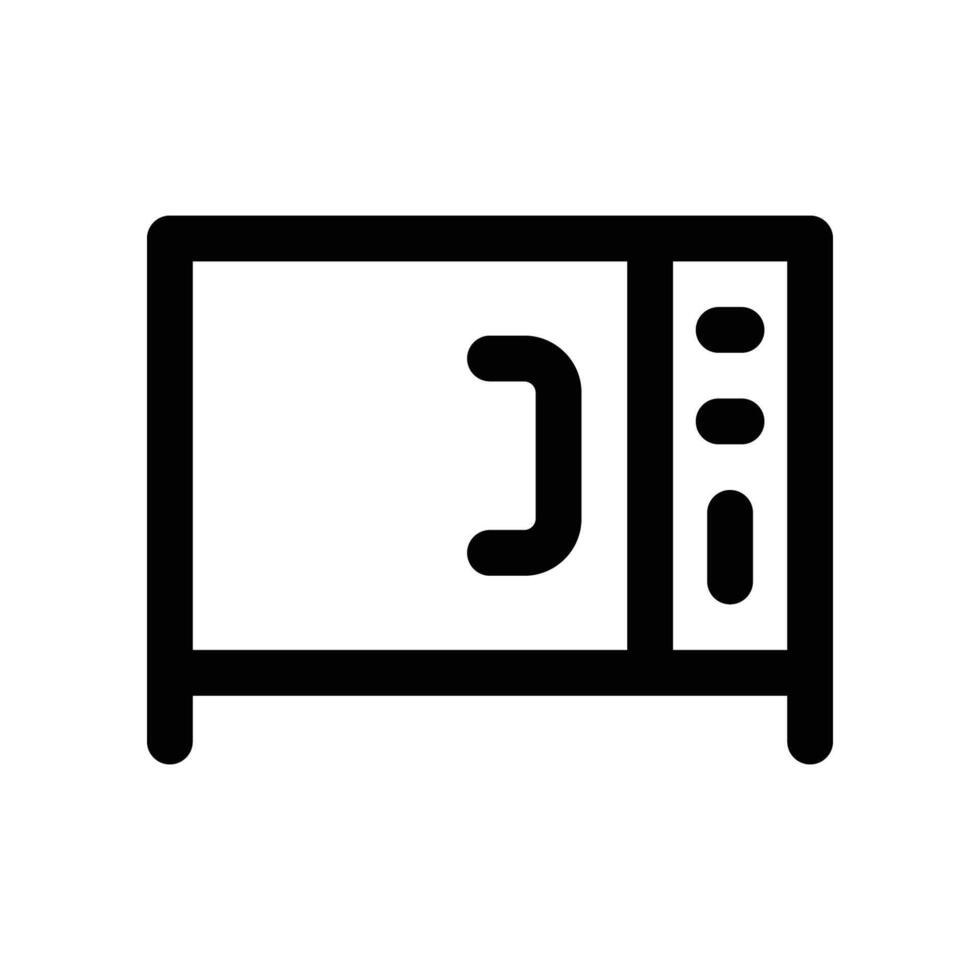 microwave icon. vector line icon for your website, mobile, presentation, and logo design.