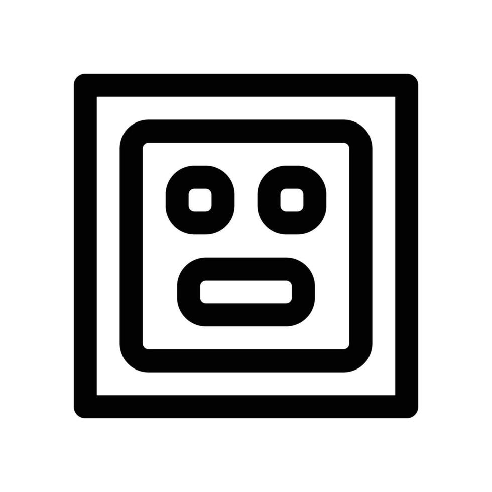 socket icon. vector line icon for your website, mobile, presentation, and logo design.