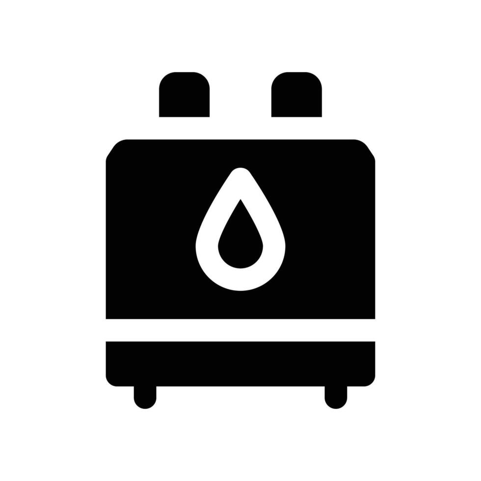 gas icon. vector glyph icon for your website, mobile, presentation, and logo design.