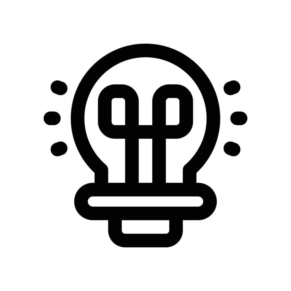 idea icon. vector line icon for your website, mobile, presentation, and logo design.