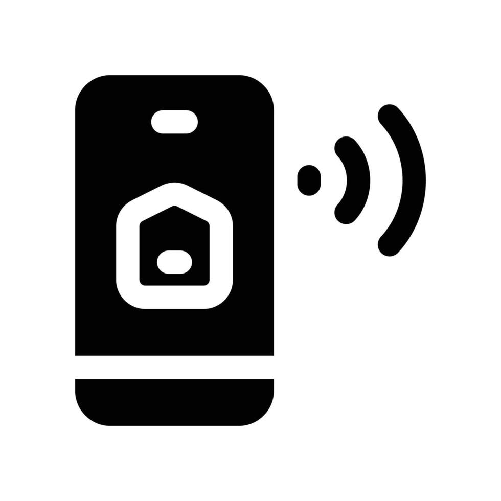 smartphone icon. vector glyph icon for your website, mobile, presentation, and logo design.