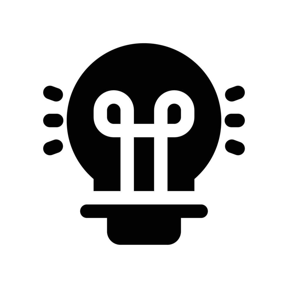 solution icon. vector glyph icon for your website, mobile, presentation, and logo design.