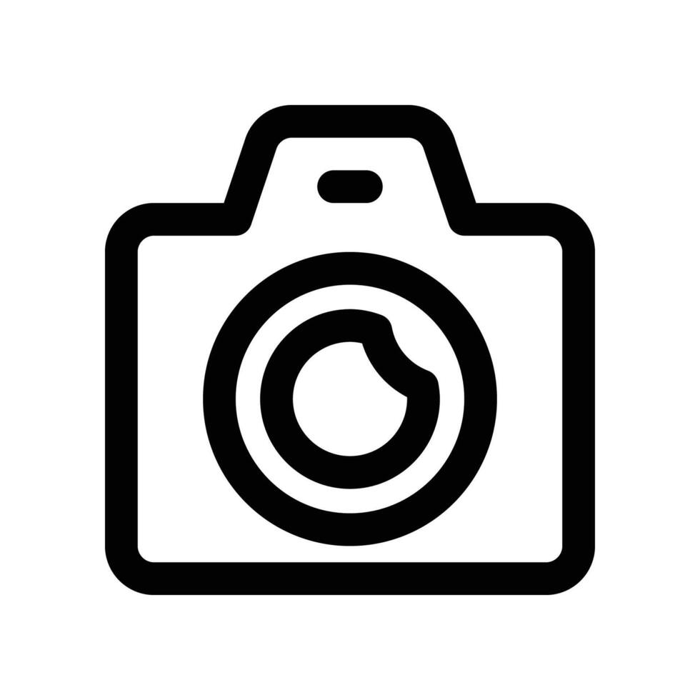 camera icon. vector line icon for your website, mobile, presentation, and logo design.