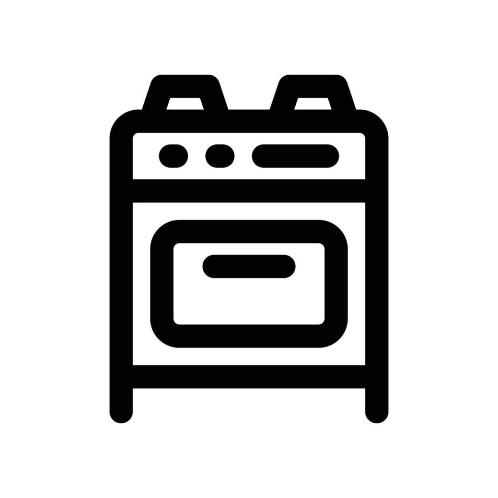 horno icono. vector línea icono para tu sitio web, móvil, presentación, y logo diseño.