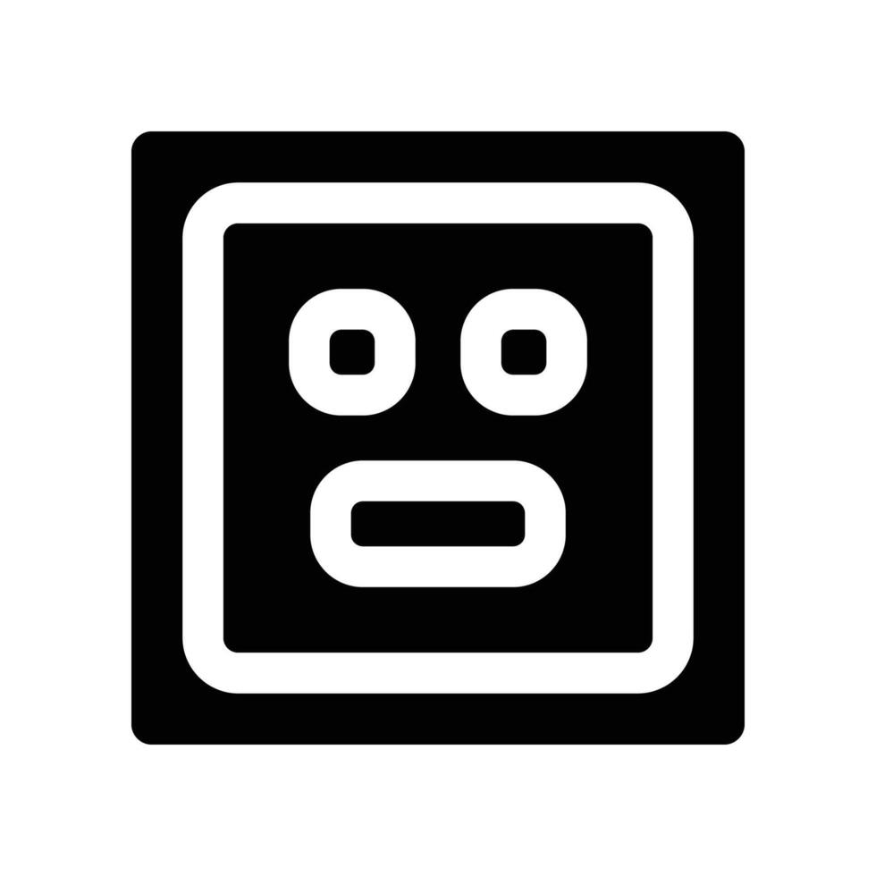 socket icon. vector glyph icon for your website, mobile, presentation, and logo design.