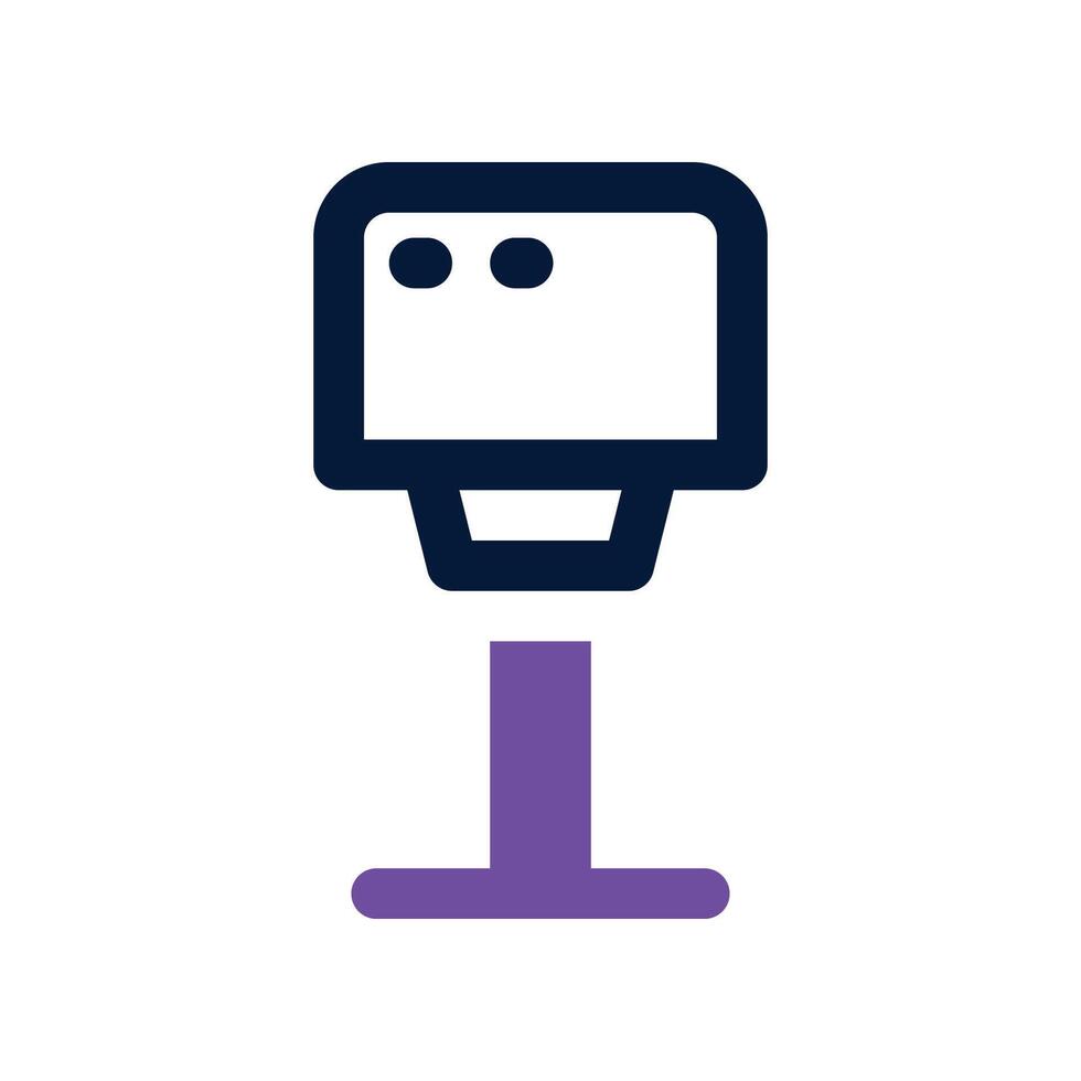 floor lamp icon. vector dual tone icon for your website, mobile, presentation, and logo design.