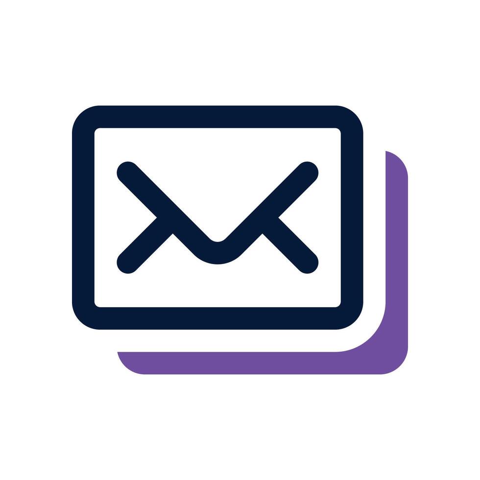 email icon. vector dual tone icon for your website, mobile, presentation, and logo design.