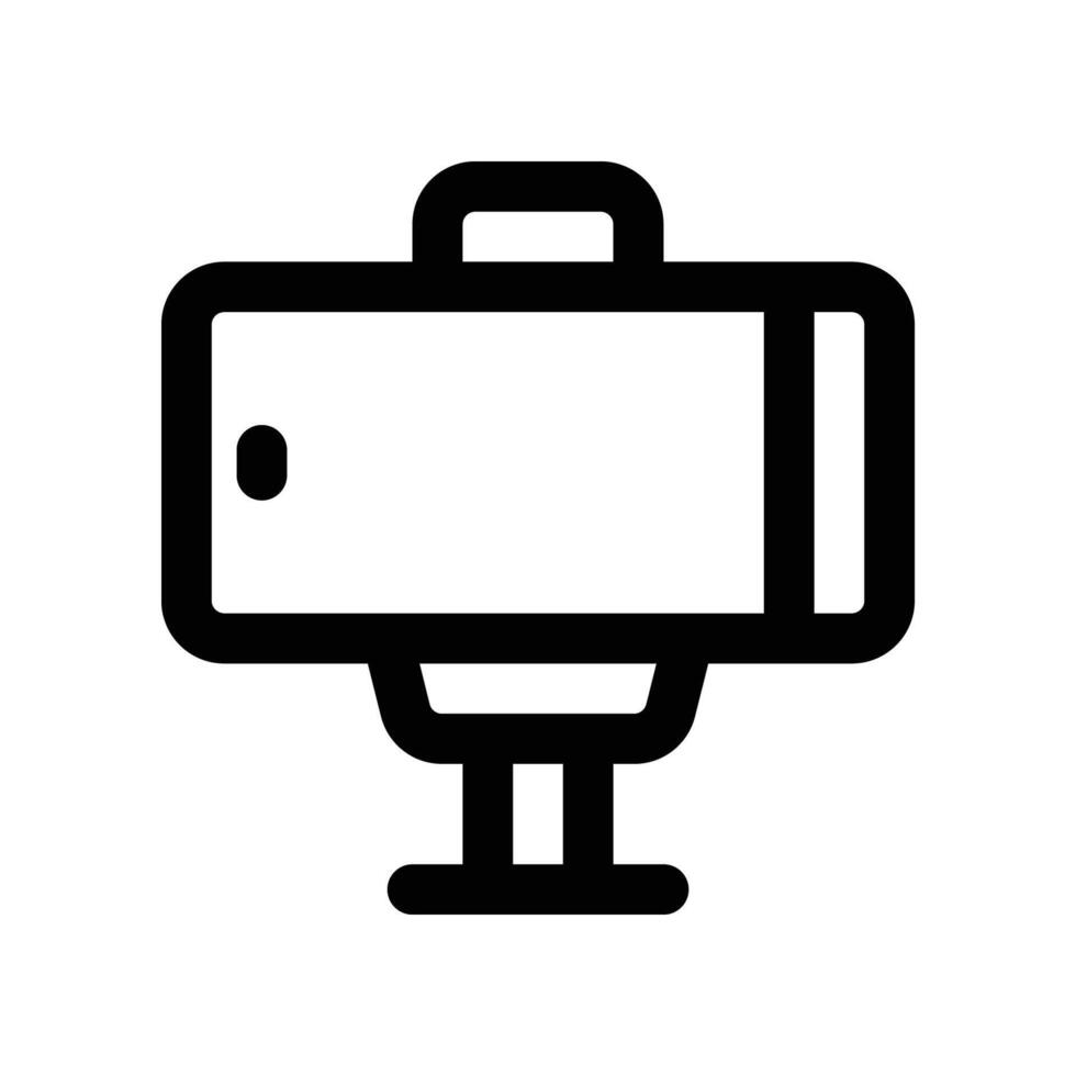 vlog icon. vector line icon for your website, mobile, presentation, and logo design.