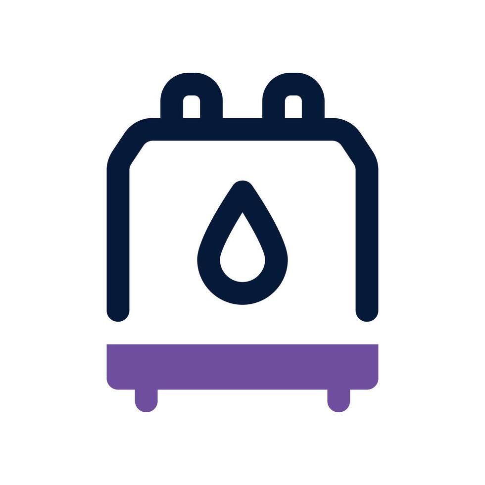 gas icon. vector dual tone icon for your website, mobile, presentation, and logo design.