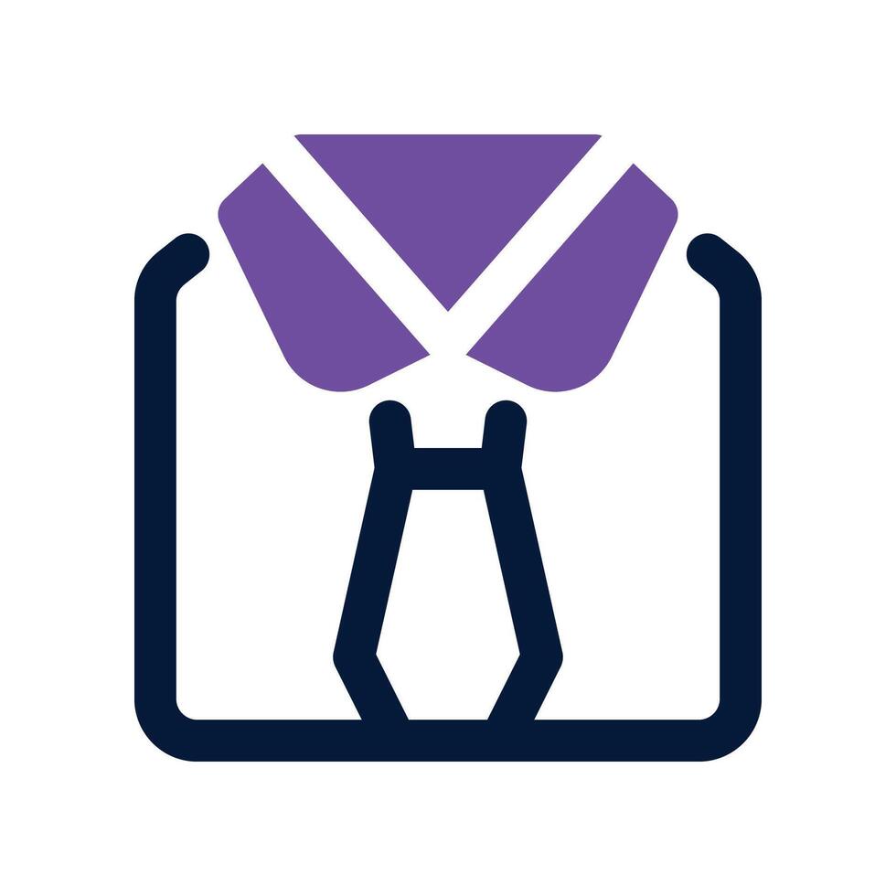 uniform icon. vector dual tone icon for your website, mobile, presentation, and logo design.