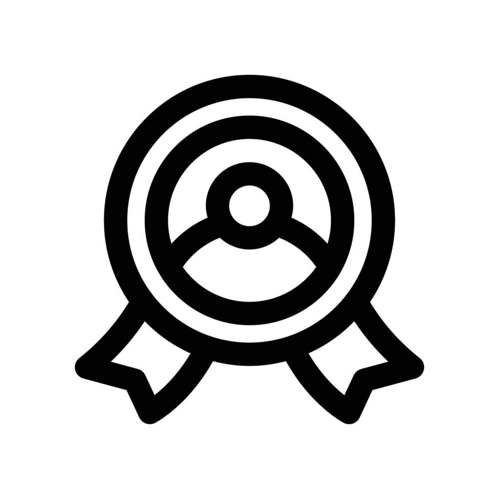 award user icon. vector line icon for your website, mobile, presentation, and logo design.