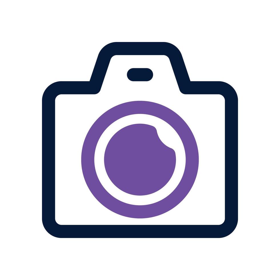 camera icon. vector dual tone icon for your website, mobile, presentation, and logo design.