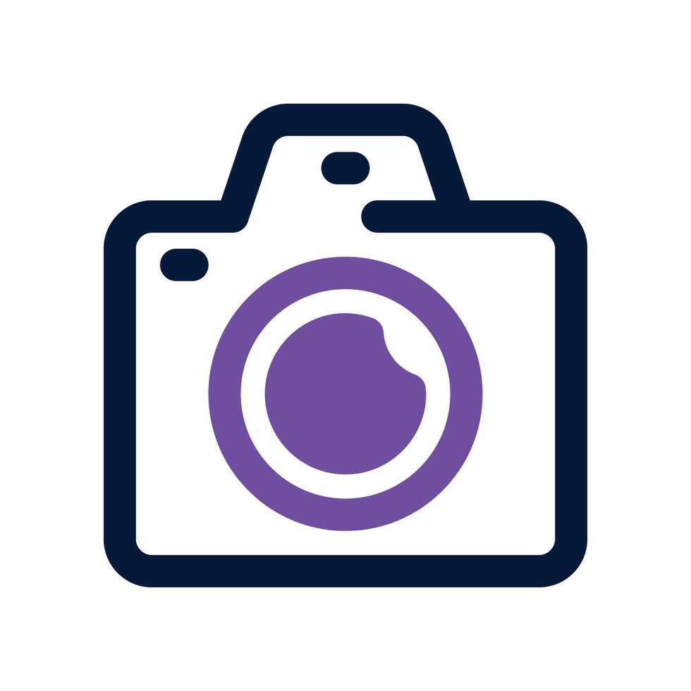 camera icon. vector dual tone icon for your website, mobile, presentation, and logo design.