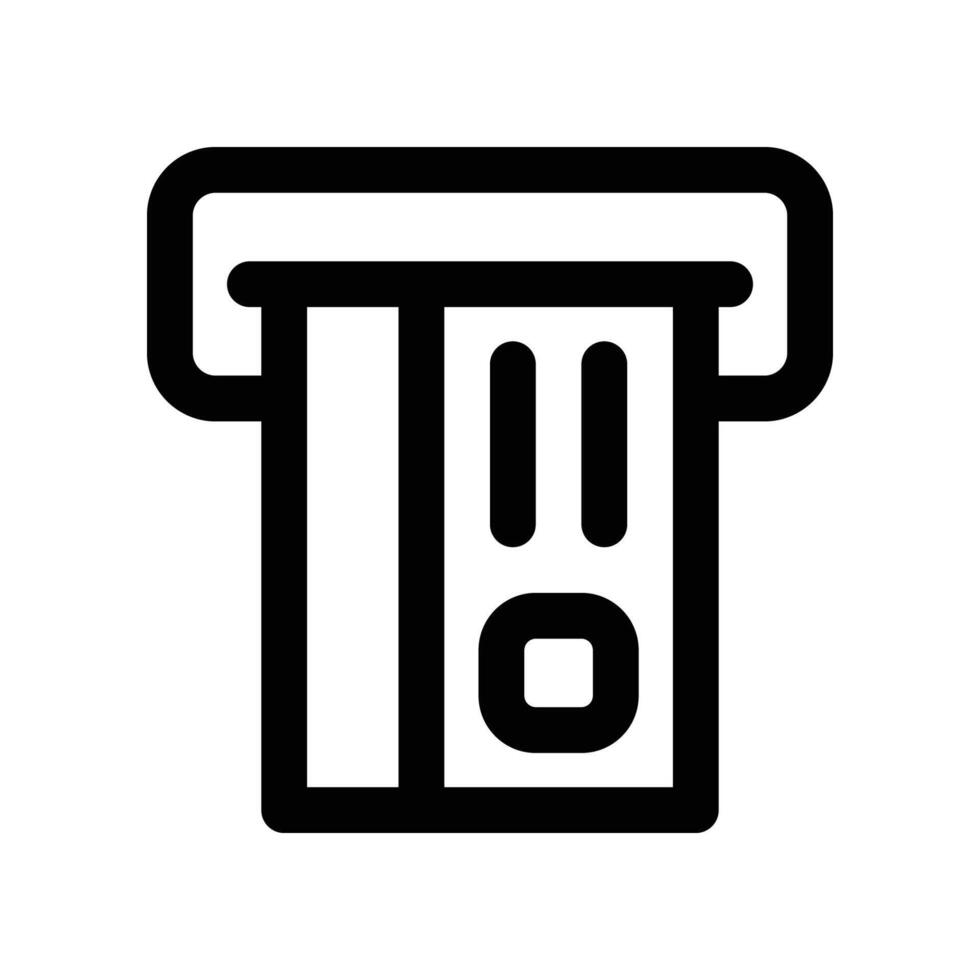 atm icon. vector line icon for your website, mobile, presentation, and logo design.