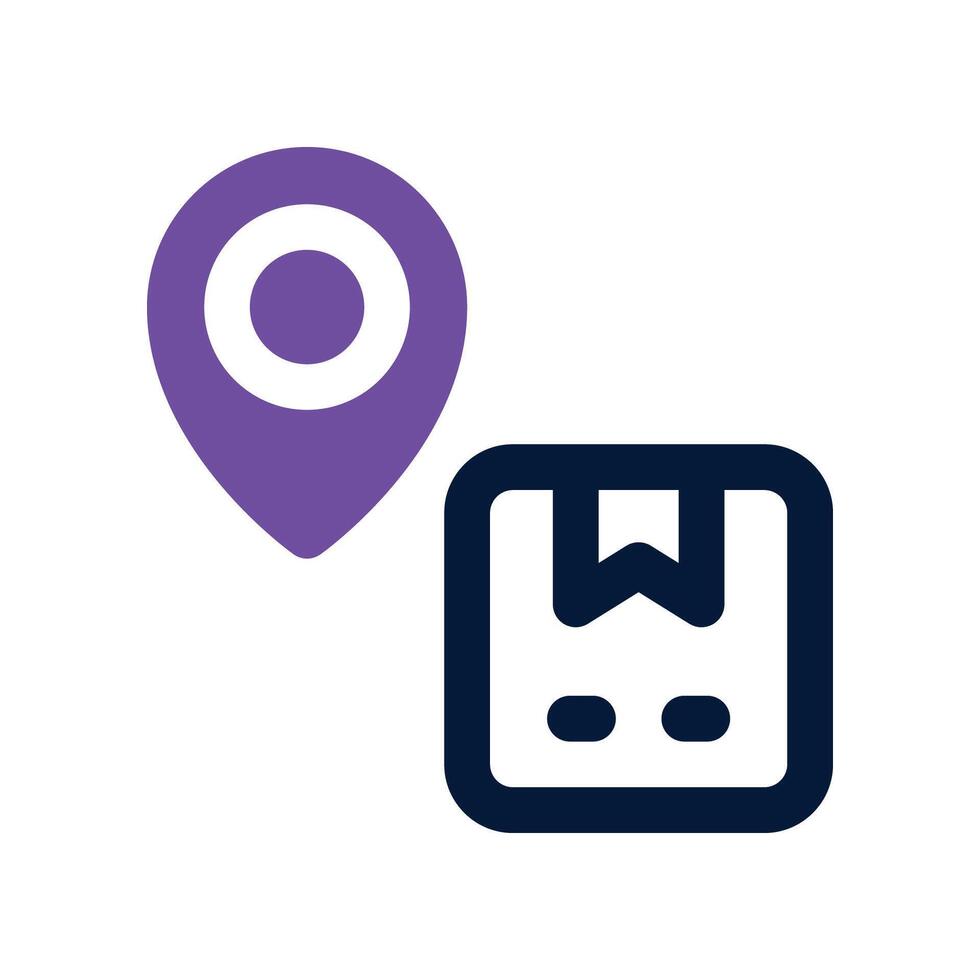 location icon. vector dual tone icon for your website, mobile, presentation, and logo design.