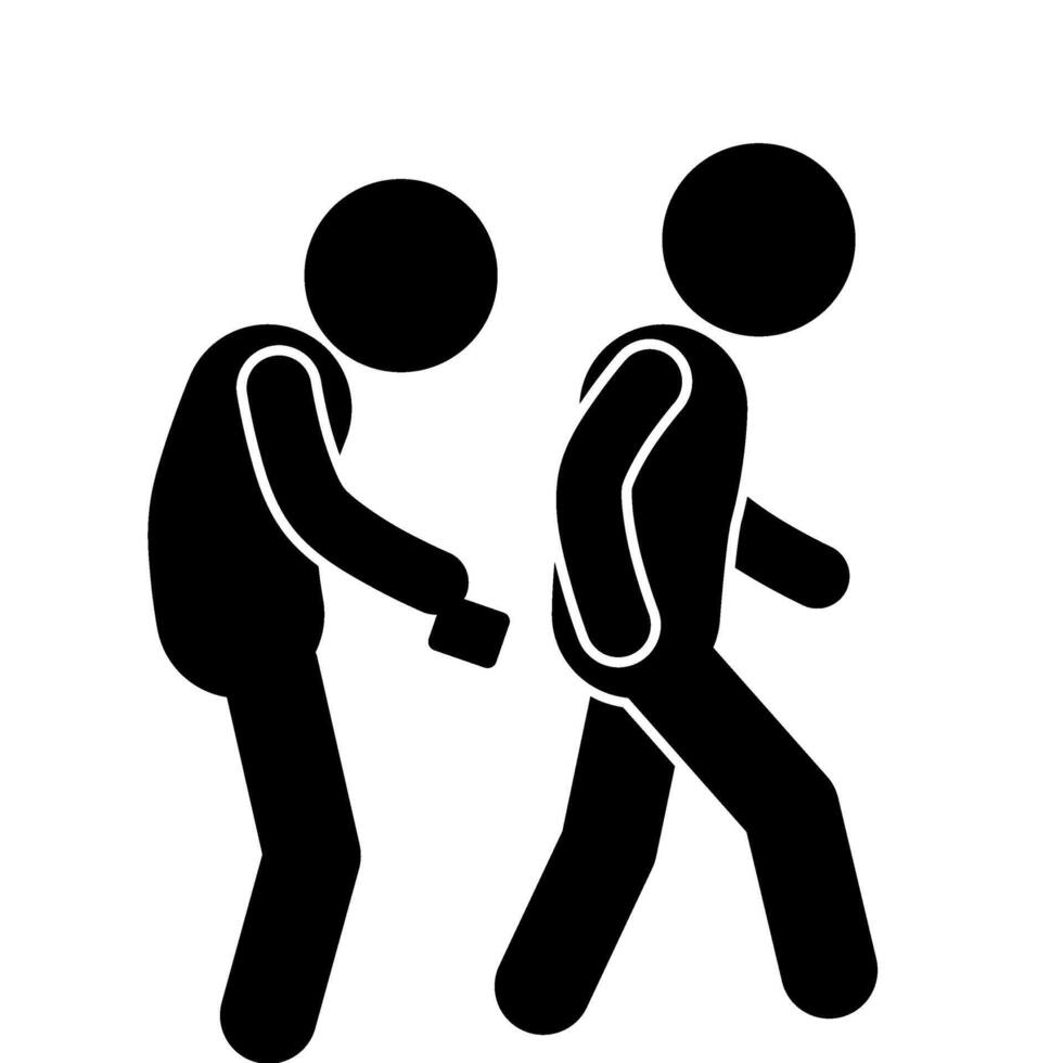 warning sign, be careful of pickpockets vector