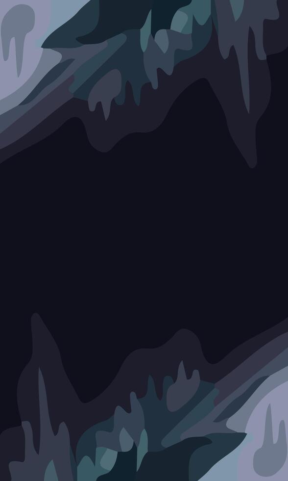 Aesthetic abstract art with a combination of shapes and navy colors. Suitable for background and poster vector