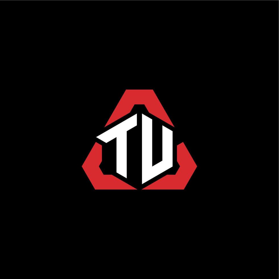 TV initial logo esport team concept ideas vector