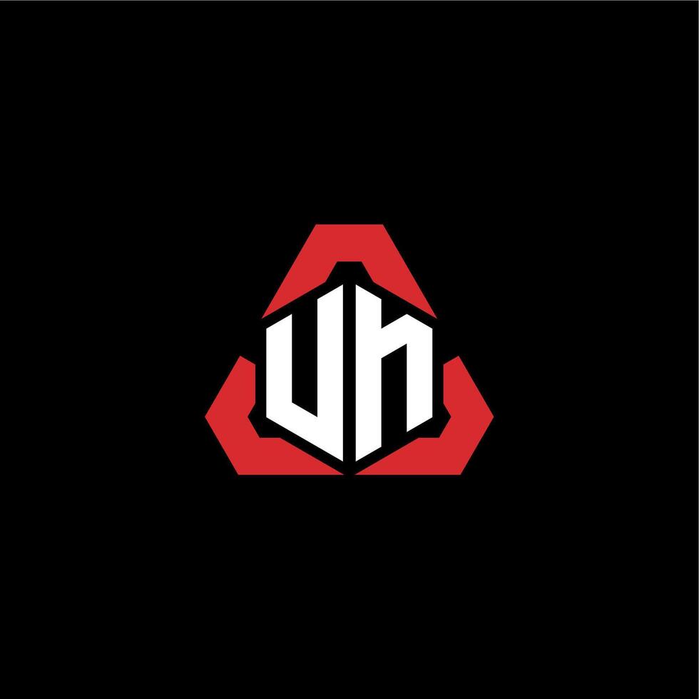 VN initial logo esport team concept ideas vector