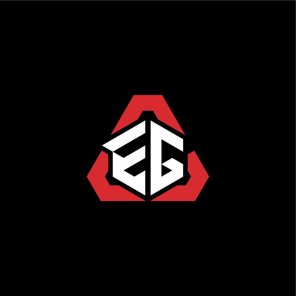 EG initial logo esport team concept ideas vector