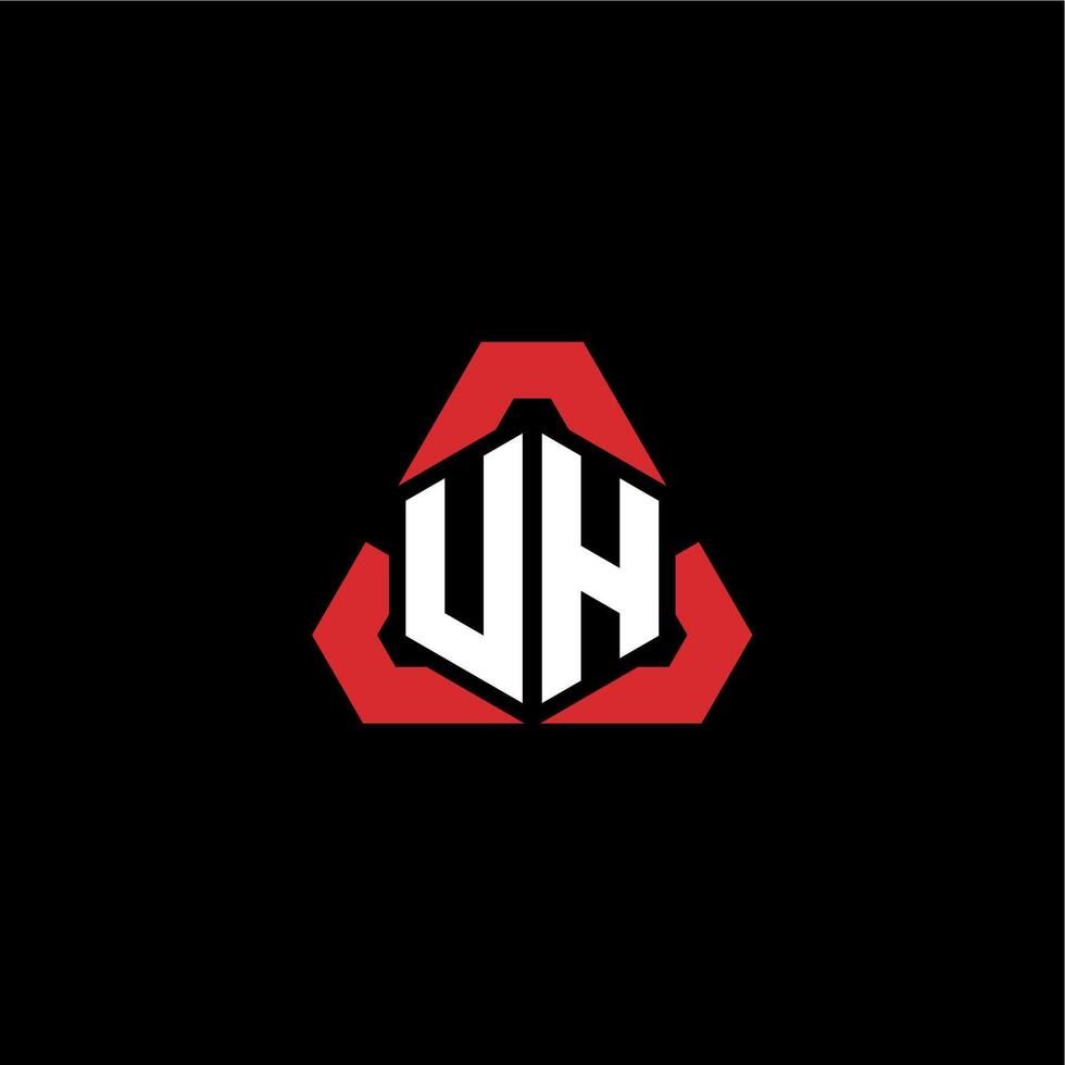 VH initial logo esport team concept ideas vector