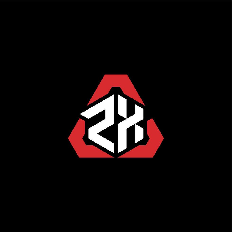ZX initial logo esport team concept ideas 39615433 Vector