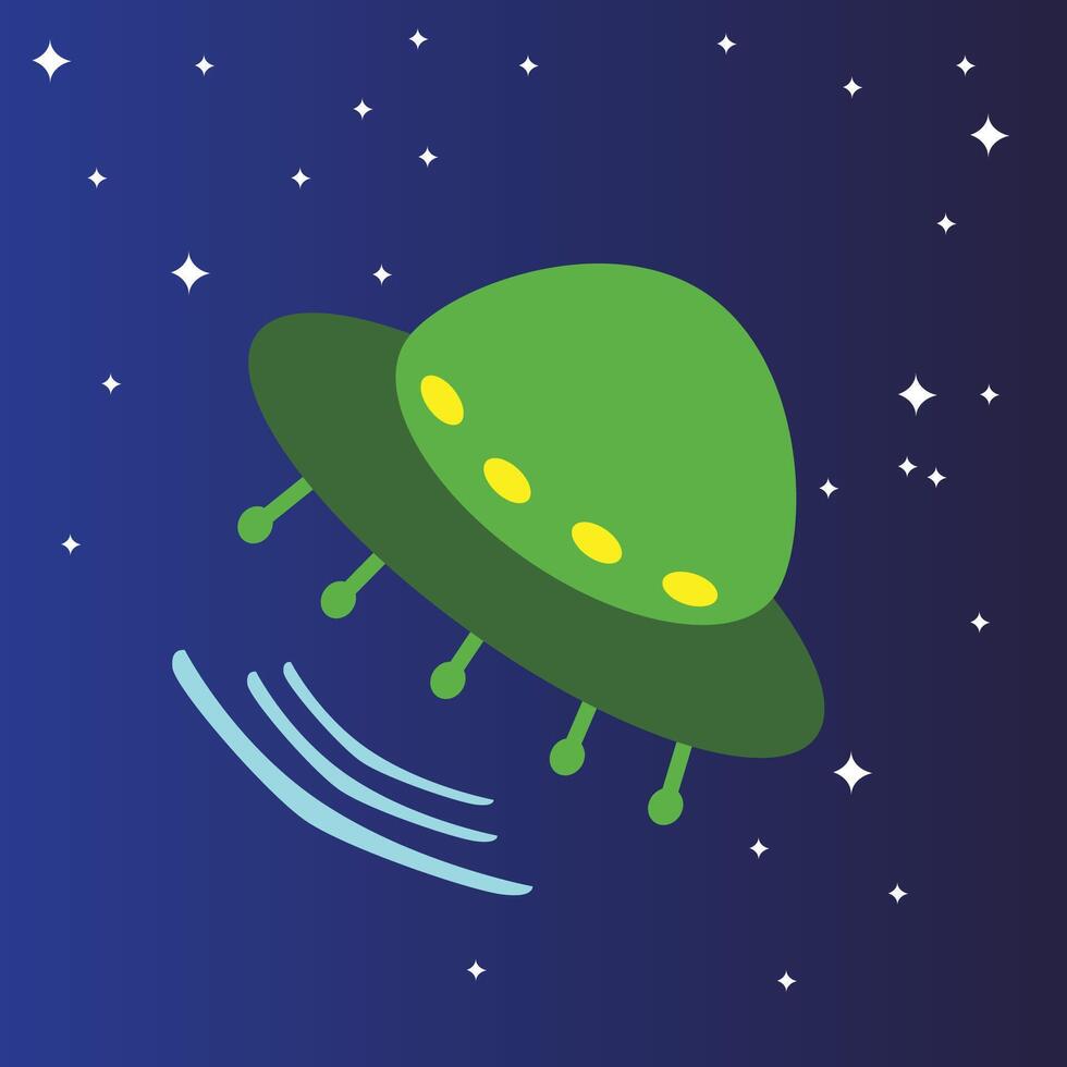 extraterrestre astronave icono vector