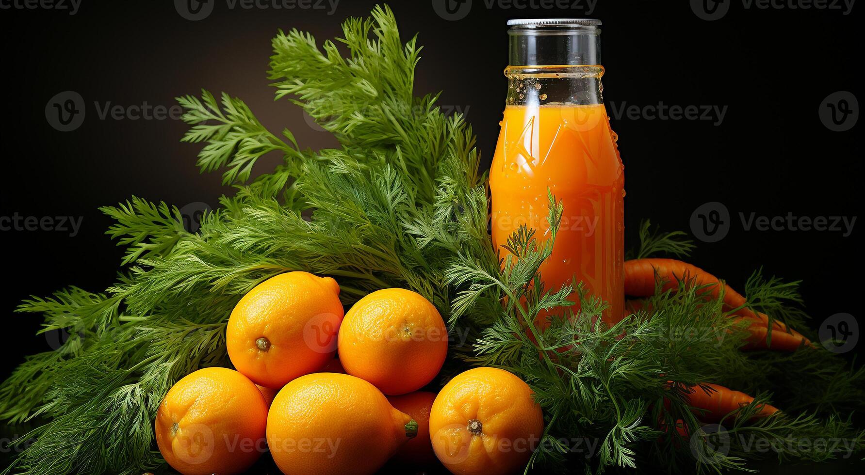 ai generado sano comiendo Fresco Fruta y vegetal cóctel en de madera mesa generado por ai foto