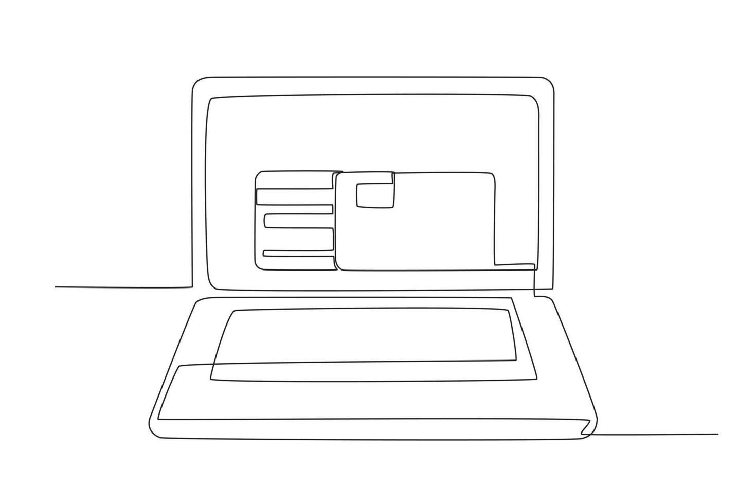 ATM card used for transactions vector