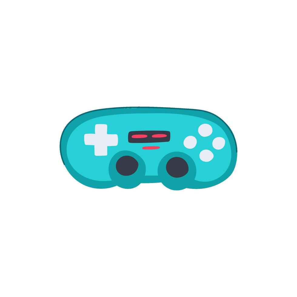 console gamepad cartoon vector illustration