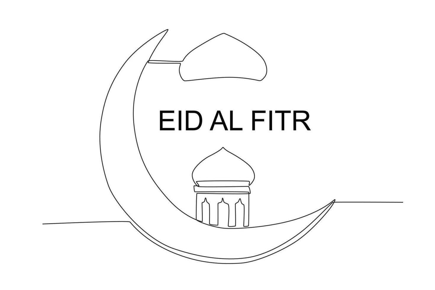 Happy Eid al Fitr vector