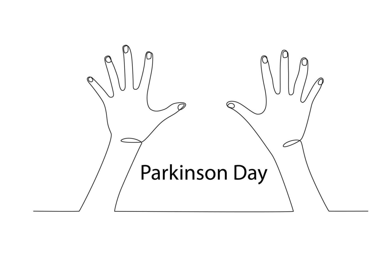 Parkinson's is a degenerative condition of the brain vector