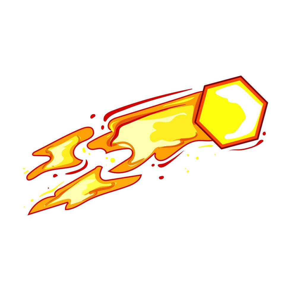 gun projectile game cartoon vector illustration