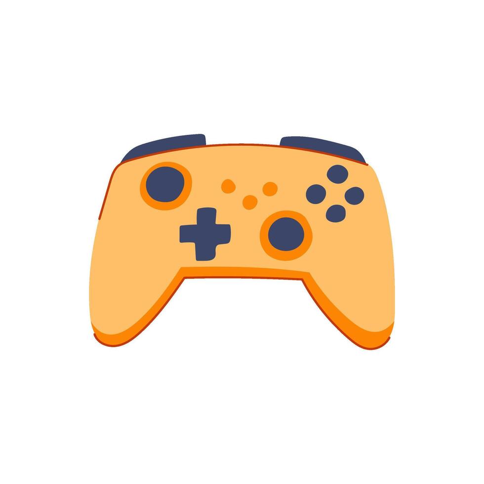 tecnología gamepad dibujos animados vector ilustración