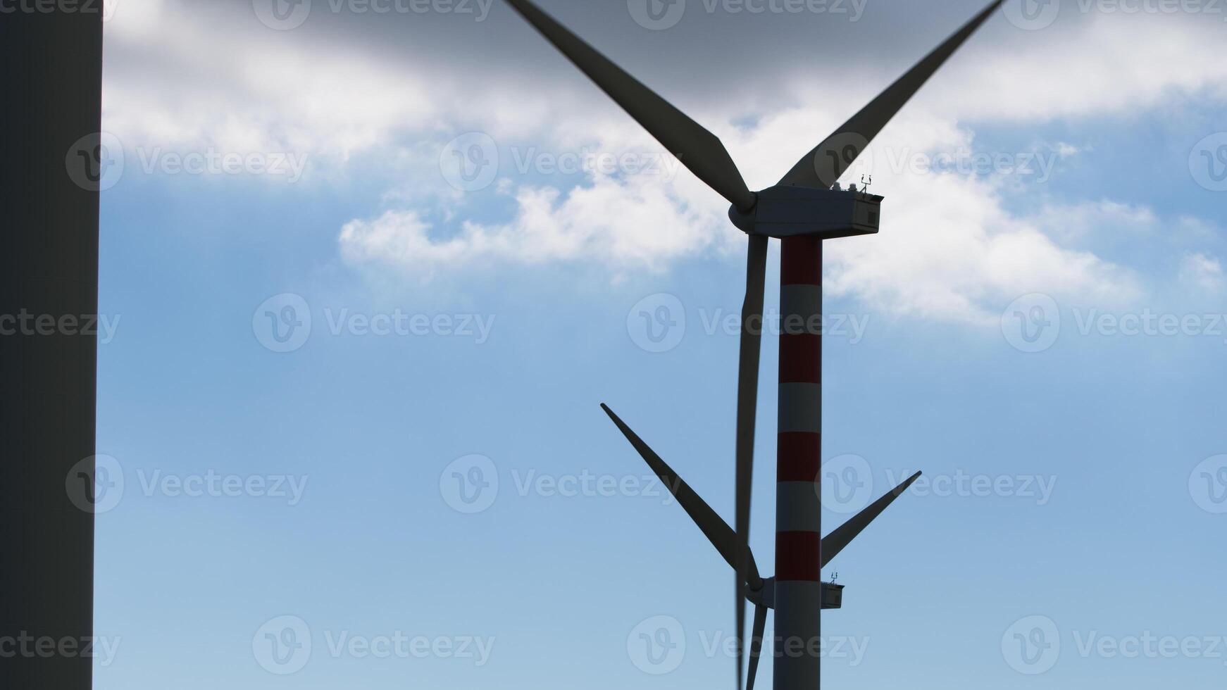 viento energía y viento turbinas foto