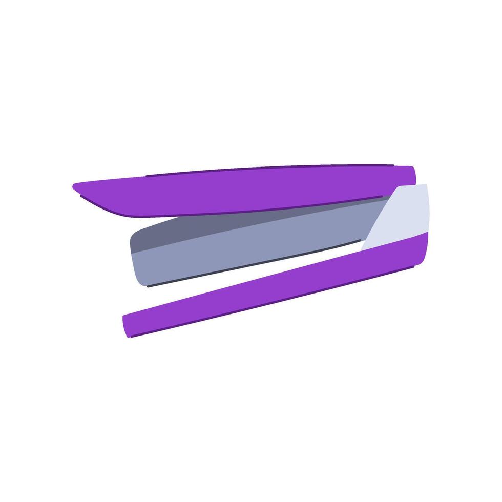 paper stapler cartoon vector illustration
