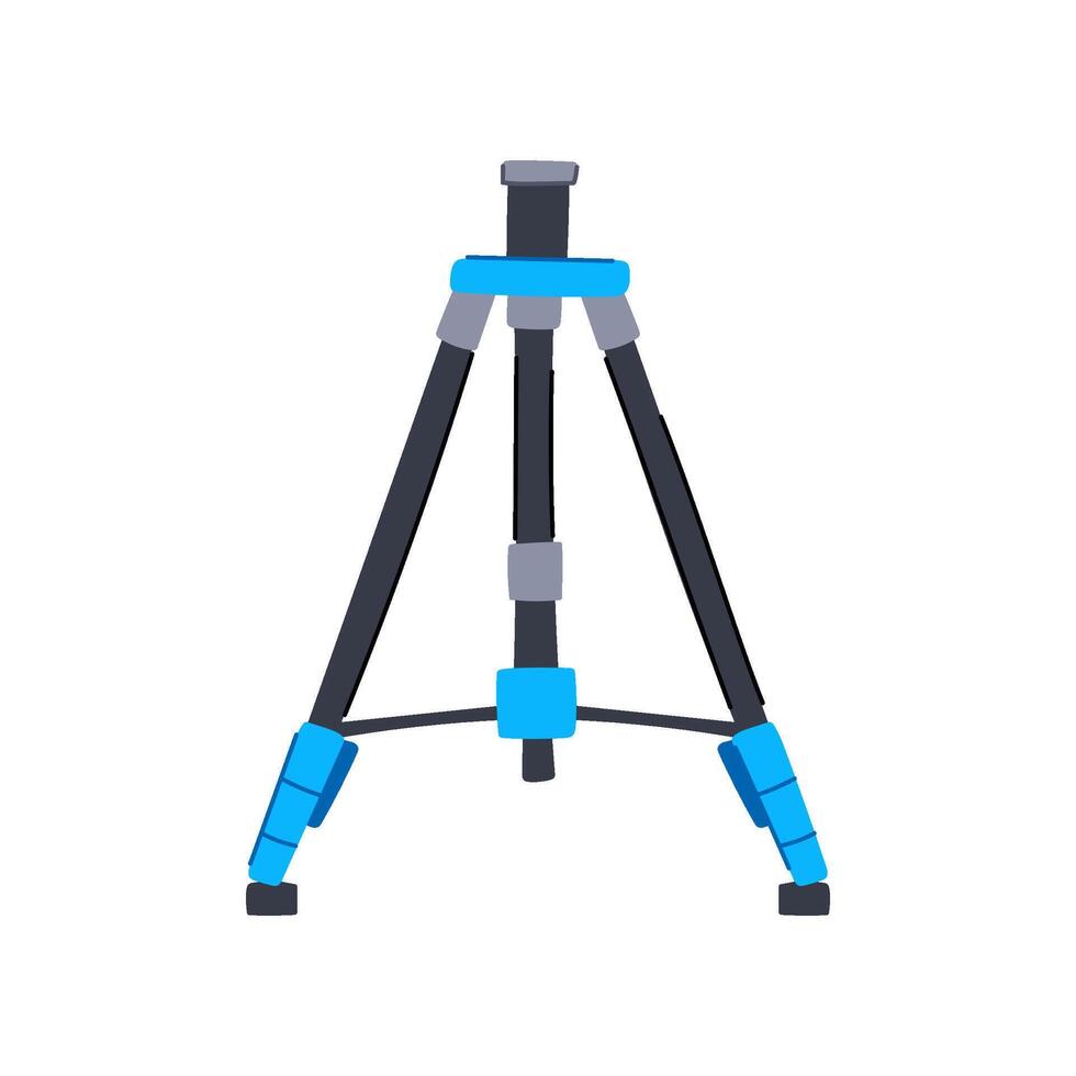 digital tripod camera cartoon vector illustration