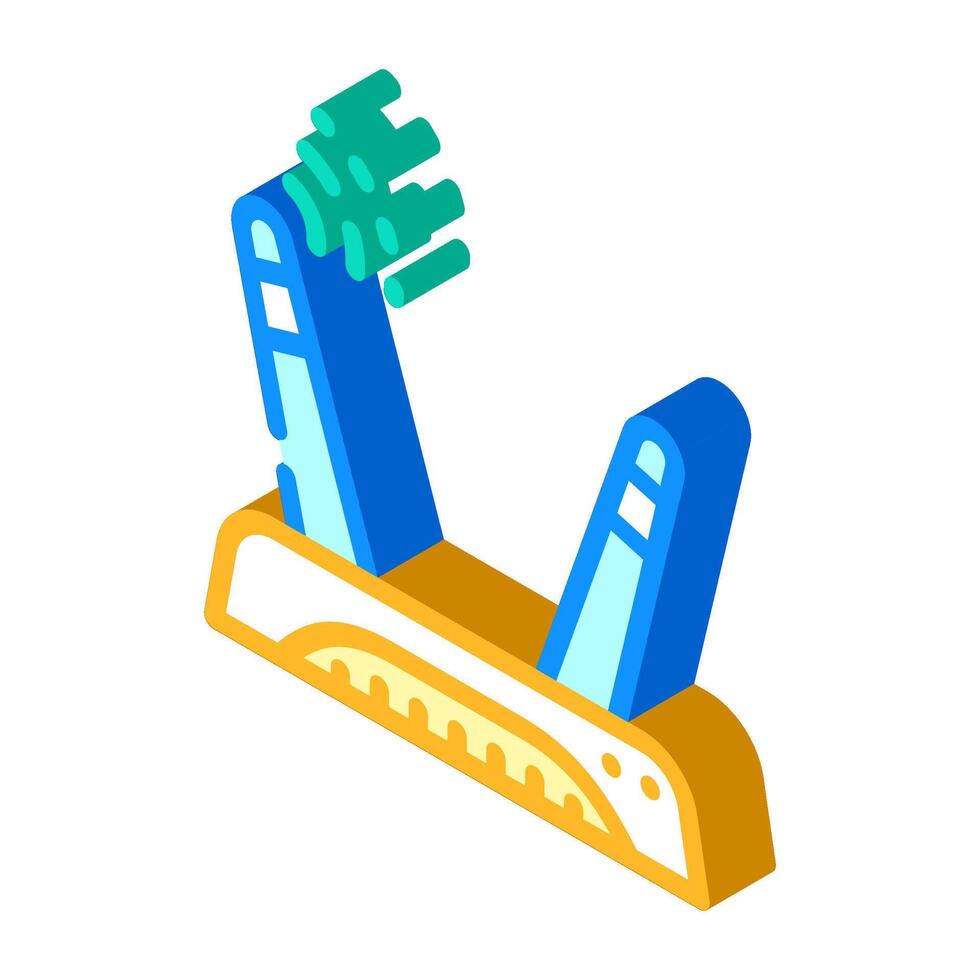 wireless setup repair computer isometric icon vector illustration