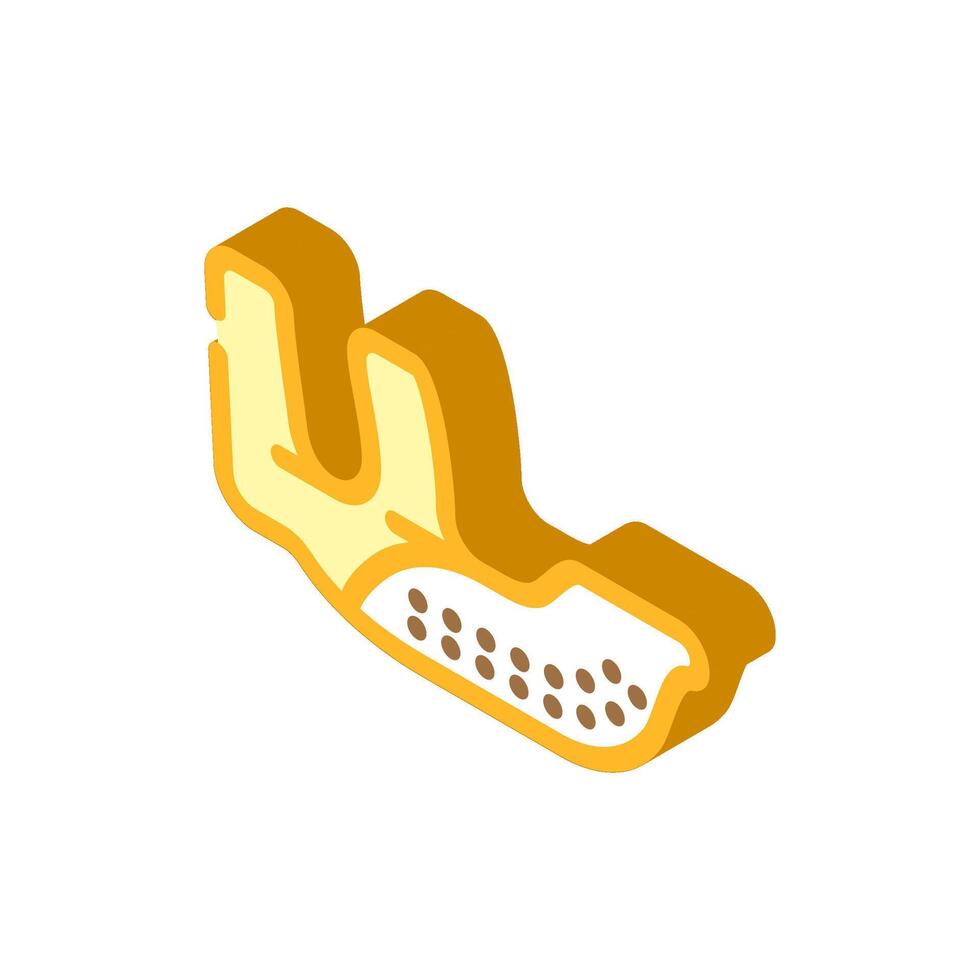 thimble ring embroidery hobby isometric icon vector illustration