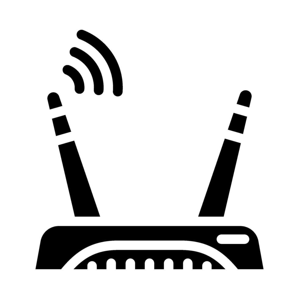 wireless setup repair computer glyph icon vector illustration