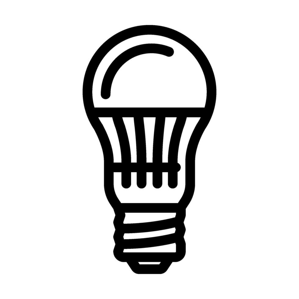 led lighting energy line icon vector illustration